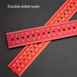 Multifunctional Carpenter's Combination Angles Ruler Metal Measuring Instrument For Accurate 90/45 Degree Angles Durable Combination Square Leimezsty