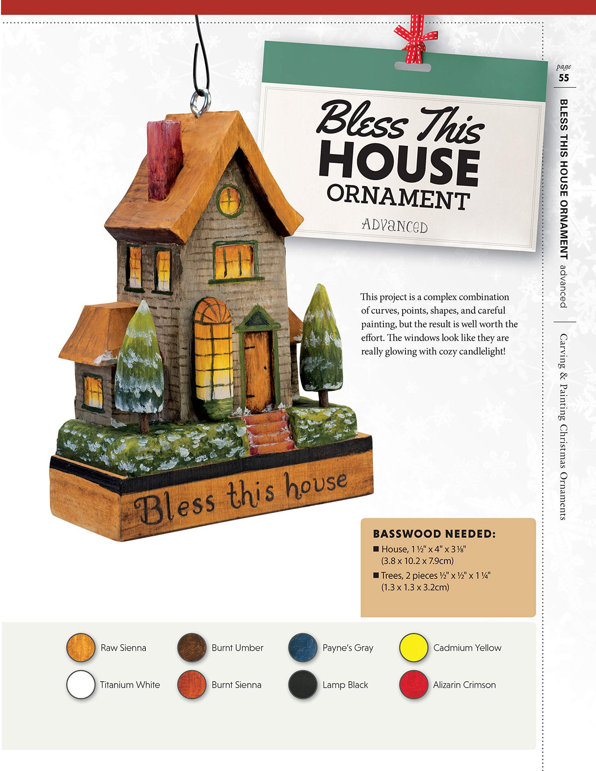 Carving & Painting Christmas Ornaments: Easy Techniques for 23 Patterns in Wood (Fox Chapel Publishing) Step-by-Step Projects for Beginner, Fox Chapel Publishing