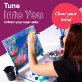 Crafts 4 All Stretched Canvas Boards for Painting - 8 Pack of 11x14 Blank Art Canvases, Framed Canvas for Painting with Acrylic & Oil Paint, Pencil, Crafts 4 All