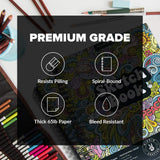 Marker Sketch Book Pack 9 x 12 inches Sketchpad, 2 Pack Pads 100 Sheets Marker Sketchbook for Drawing Spiral Sketch Book Bound 65lb Sketch Book for HIPPIE CRAFTER