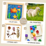 Kathfly 12 Pcs 8 x 8 Inch Pine Wood Panel Boards Unfinished Square Wood Panels Painting Panel Boards for Crafts Paint DIY Drawing Pouring Art Kathfly