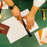 Zotemo Metal Ruler, 6 Inch Stainless Steel Ruler with Metric Measurement, 2 Pack, 15 Centimeters Straight Edge Ruler with Inch to MM Conversion Table Zotemo