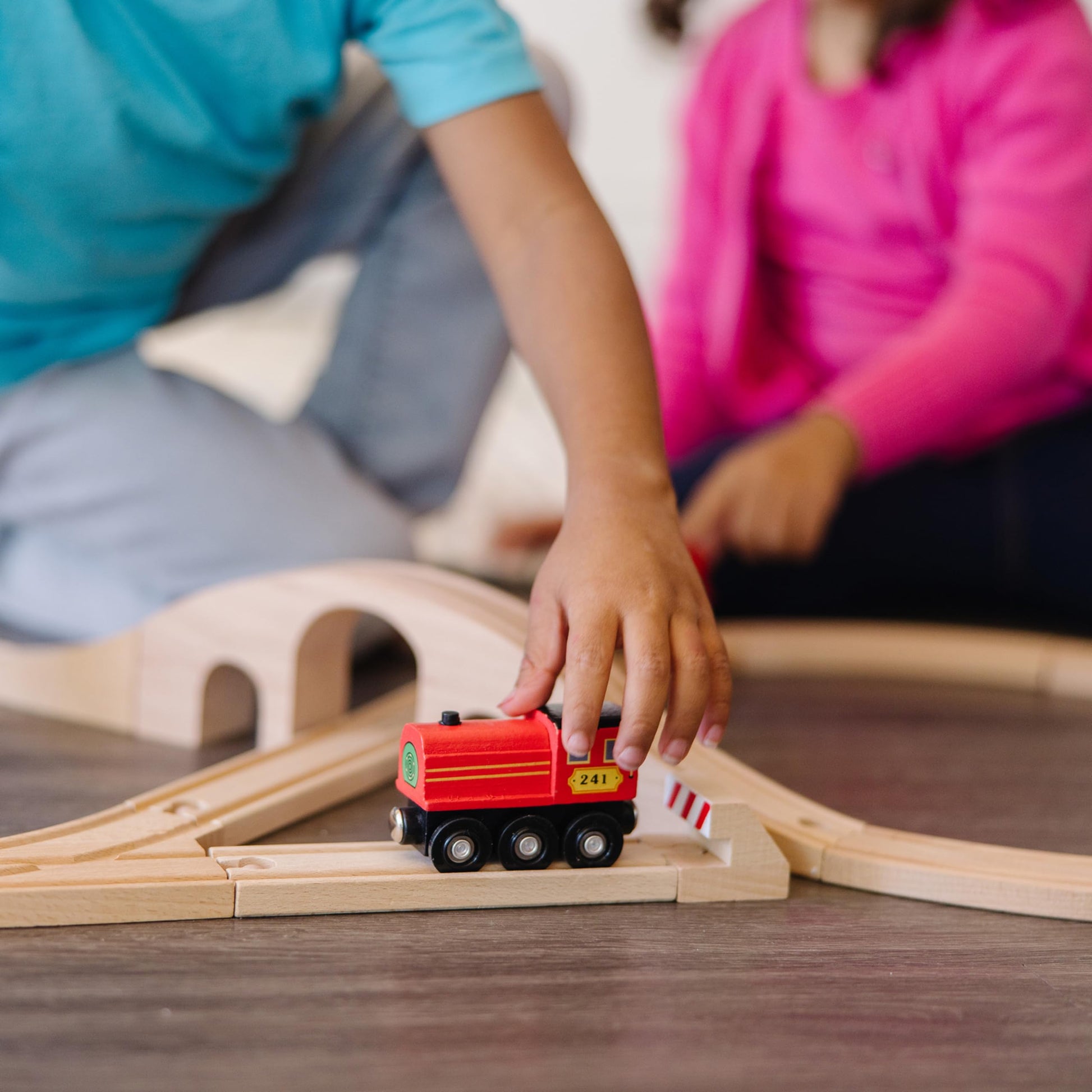 Melissa & Doug Decorate Your Own Wooden Train