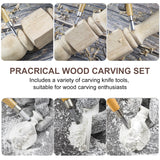 31-in-1 Wood Whittling Kit Wood Carving Knife Set Beginner Kit with Basswood Wood Blocks alloy steel with Canvas Case for Hobbyist craft supplies MAXMAN