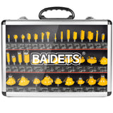 Router Bits 1/4 Inch Shank - BAIDETS 35Pcs 1/4" Router Bit Set for Professional and Beginners Carpenter Woodworking Projects BAIDETS