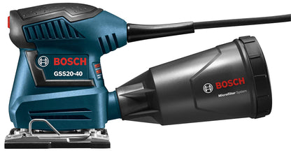 BOSCH GSS20-40 Orbital Finishing Sander (1/4-Sheet)