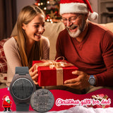 UFOORO Wooden Watches for Men, Natural Wood Watch Personalized Gifts Watch for Dad Son Husband Birthday Wedding Anniversary Graduation Christmas UFOORO