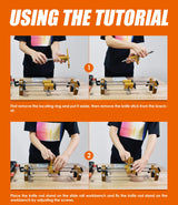 Luckyway Door Lock Hole Opener Kit, Lock Mortiser for Wooden Doors.(Install/Change The Door Lock Yourself) Luckyway