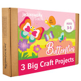 jackinthebox Butterflies Costume Craft kit for 3 to 5 Year olds | 3 Craft Projects | Great Gift for Girls Ages 3,4,5 Years jackinthebox