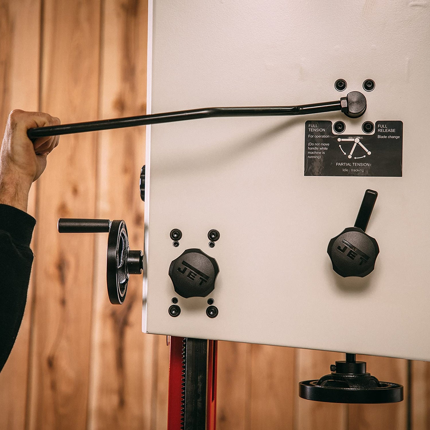 JET 15-Inch Woodworking Bandsaw, 1-3/4 HP, 1Ph 115/230V (JWBS-15) Jet