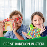 Creative Roots Mosaic Turtle Stepping Stone, Includes 8.25" Ceramic Stepping Stone & 6 Vibrant Paints, Mosaic Stepping Stone Kit, Paint Your Own Creative Roots