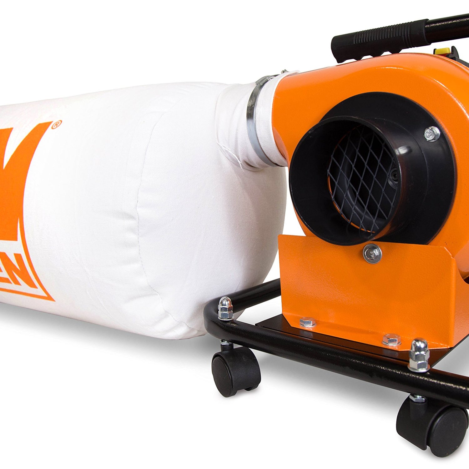 WEN DC3401 5.7-Amp 660 CFM Rolling Dust Collector with 12-Gallon Bag and Optional Wall Mount , Black WEN