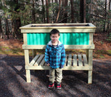 Woodworking Plans for a Large Raised Garden Planter. DIY Instruction guide includes photos at every step. Chesapeakecrafts