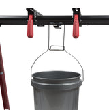 REDLEG Universal Miter Saw Stand, Supports up to 400 lbs, Extendible (60 Inch) Material Supports, Clamping Tool Mounts, Folds and Locks REDLEG