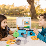 Melissa & Doug Let’s Explore Camp Stove Play Set – 24 Pieces - Pretend Camping Stove Toy For Kids Ages 3+ Melissa & Doug