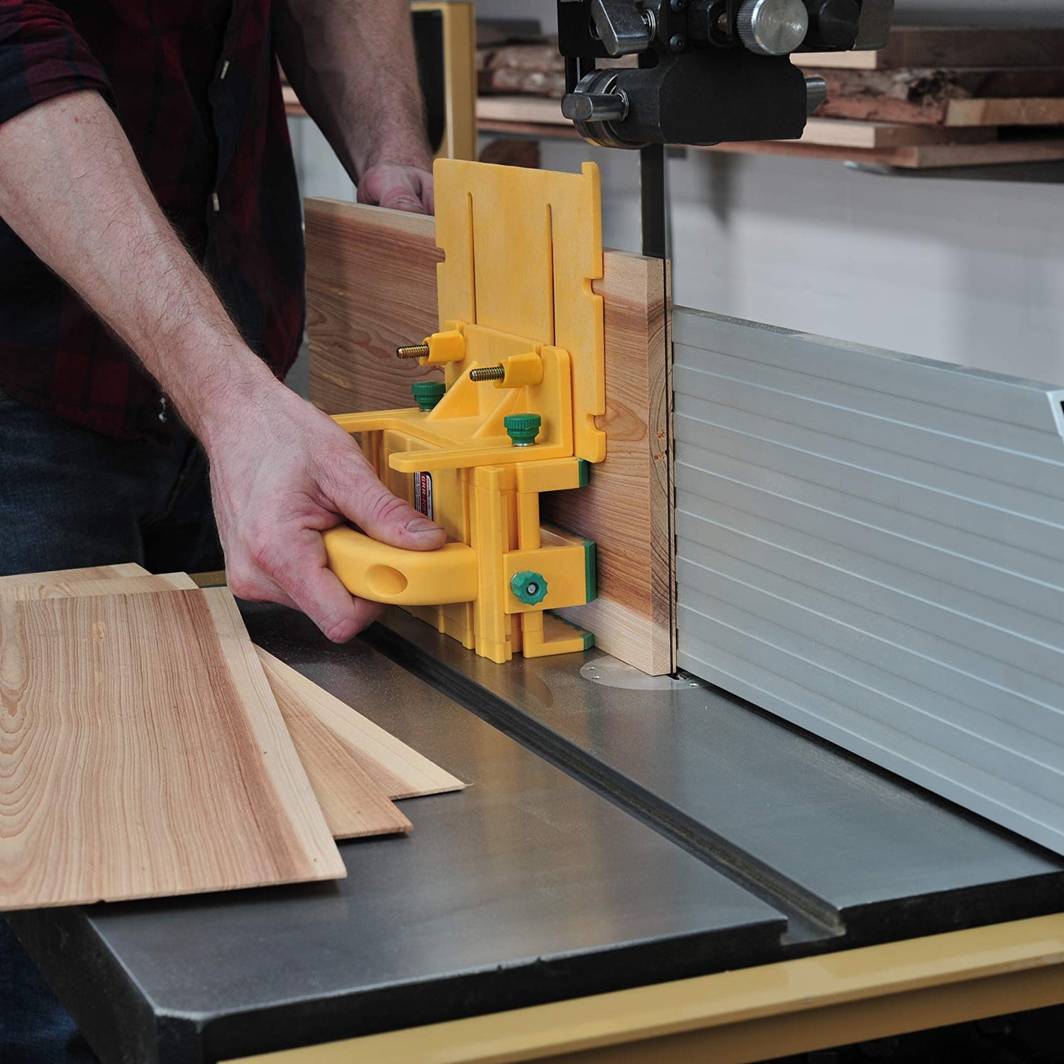 MICROJIG GRR-RIPPER GR-200+GRP-11G Gripper Tm 200 Advanced System With 1/8 Leg, Green MICRO JIG