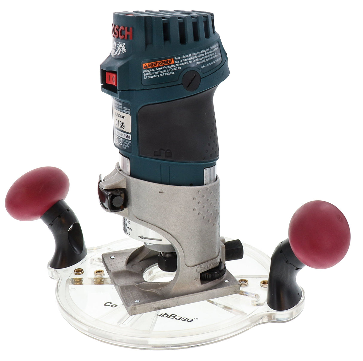 Milescraft 1225 Compact Sub Base - Universal Router Guide Sub Base for Compact Routers - Compatible with Porter Cable Style Routers, As Shown in Milescraft