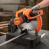 VEVOR Chop Saw, 14"/355mm Blade Diameter Cut Off Saw, 2800W 1200RPM Steel Cutting Machine, 0-45° Adjustable Dry Cut Chop Saw, Miter Saw for Cutting VEVOR