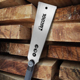 RUITOOL Japanese Pull Saw 10 Inch Double Edge Sided Hand Saw Ryoba SK5 Flexible Blade 10&18TPI Flush Cut Non-slip Plastic Handle Wood Saw for RUITOOL