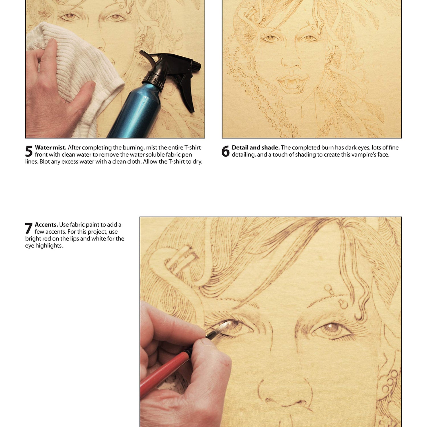 The Art & Craft of Pyrography: Drawing with Fire on Leather, Gourds, Cloth, Paper, and Wood (Fox Chapel Publishing) More Than 40 Patterns, Fox Chapel Publishing