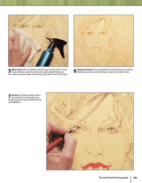 The Art & Craft of Pyrography: Drawing with Fire on Leather, Gourds, Cloth, Paper, and Wood (Fox Chapel Publishing) More Than 40 Patterns, Fox Chapel Publishing