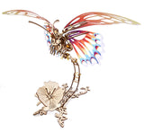 Ugears Butterfly 3D Mechanical Model Self-Assembling Wooden Miniature DIY Set Wooden Box Brainteaser UGEARS