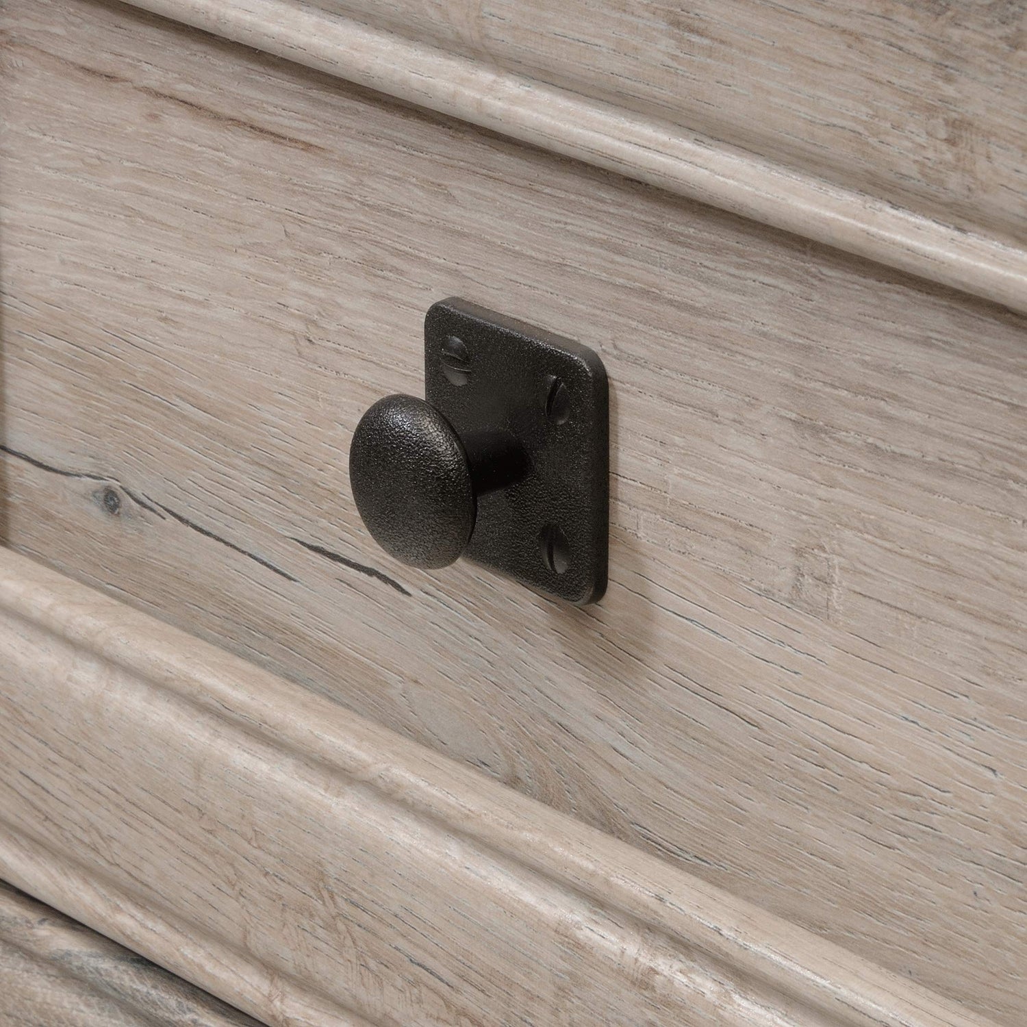 Sauder Palladia Executive Desk, L: 65.12" x W: 29.53" x H: 29.61", Split Oak finish Sauder