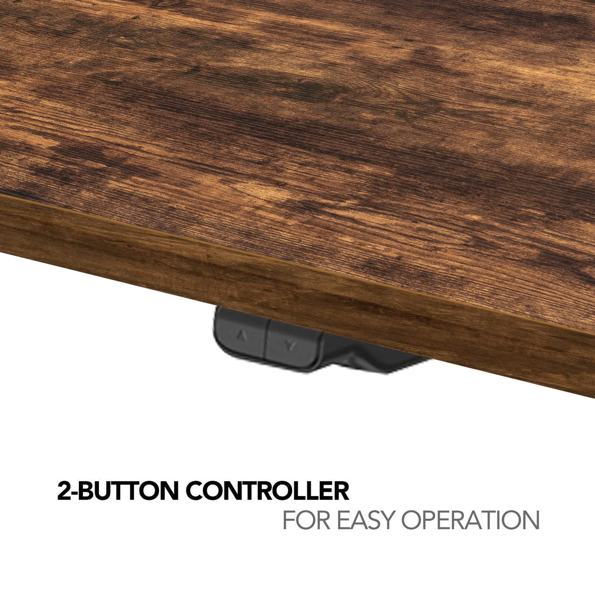 FLEXISPOT Electric Height Adjustable Standing Desk Heavy Duty Steel Stand Up Desk Frame w/Automatic Smart Keypad (EC1 Classic Black Frame + 48 in FLEXISPOT