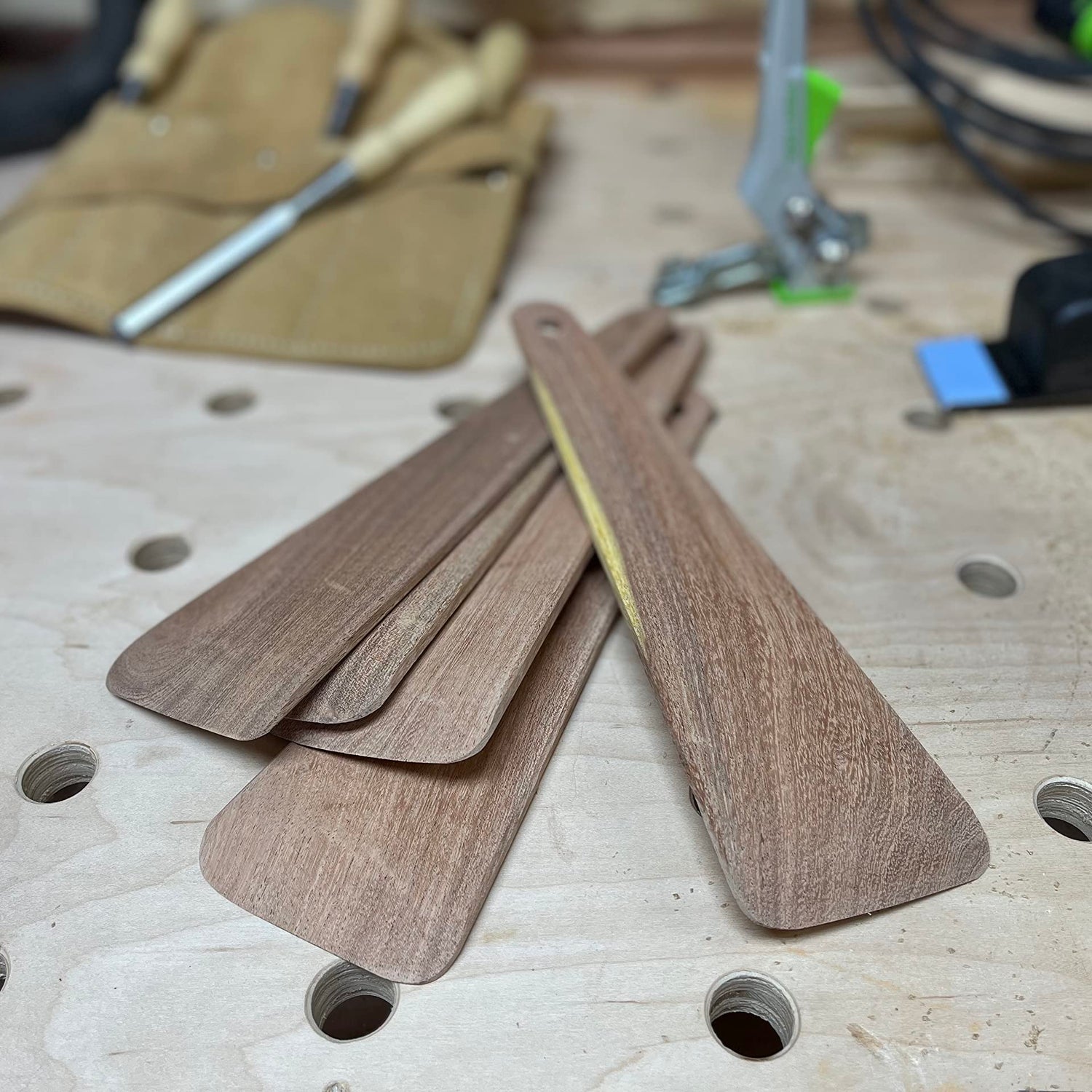 COWBOY SPATULA Mesquite Wood - Handmade in Texas, Made in USA, Perfect for cast iron cookware, steel cookware, nonstick cookware, Personalize it with WoodArtSupply