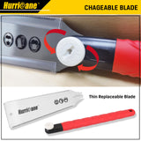 HURRICANE Japanese Pull Saw Hand Saw, 10 Inch (250mm) Flush Cut Saw Woodworking Tools, Double Edge Sided, SK 5 Flexible Blade, 6-10/18 TPI, Non-slip HURRICANE