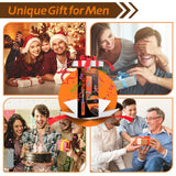 Contour Gauge 10+5 Inch with Lock, Duplicator Gauge Shape and Outline Tool Woodworking Tools Christmas Gifts for Men, Dad, Husband, Grandpa, Feeke