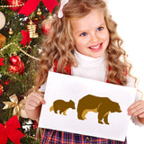 20 Pieces Stencil Template for Painting Reusable Animal Plant Spring Summer Winter DIY Christmas Stencils for Painting on Wood Wall Home Decor Outus