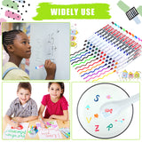 36 Pcs Magical Water Painting Pen with Spoon and Wipe, 12 Colors Magical Floating Ink Pen with Spoon Magical Doodle Drawing Pens Ceramic Painting Kit Teling