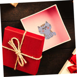 ibasenice 100pcs Wooden Cat Chips Unfinished Cat Wood Plaques Wood Cat Figurine Unfinished Wood Cutouts Animal Wooden Ornaments Wooden Cat Discs ibasenice