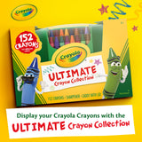 Crayola Ultimate Crayon Box Collection (152ct), Bulk Kids Crayon Caddy, Classic & Glitter Crayons, Gifts, Ages 3+ Crayola