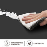 HappyTrends 2 PCS Kitchen Mat Cushioned Anti-Fatigue Floor Mat, Heavy Duty Ergonomic Comfort Foam Standing Mat, Waterproof Non-Slip Kitchen Rugs for HappyTrends