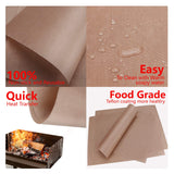 3 Pack PTFE Teflon Sheet For Heat Press Transfer Sheet Non Stick 12" X 16" Heat Transfer Paper Reusable Heat Resistant Craft Mat, Non Stick Paper Ubrand