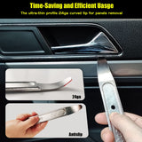 Kathleno 4140 Pry Tool, Pry Bar Trim Removal Tool Pry Tool, Pocket Mini Pry Bar, Door Panel Removal Tool, Removing Auto Trim Interior and Exterior Kathleno