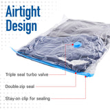 Variety 15 Pack Spacesaver Vacuum Bags Storage - Save 80% Clothes Storage Space - Vacuum Sealer Bags for Comforters, Blankets, Bedding, Clothing - Spacesaver