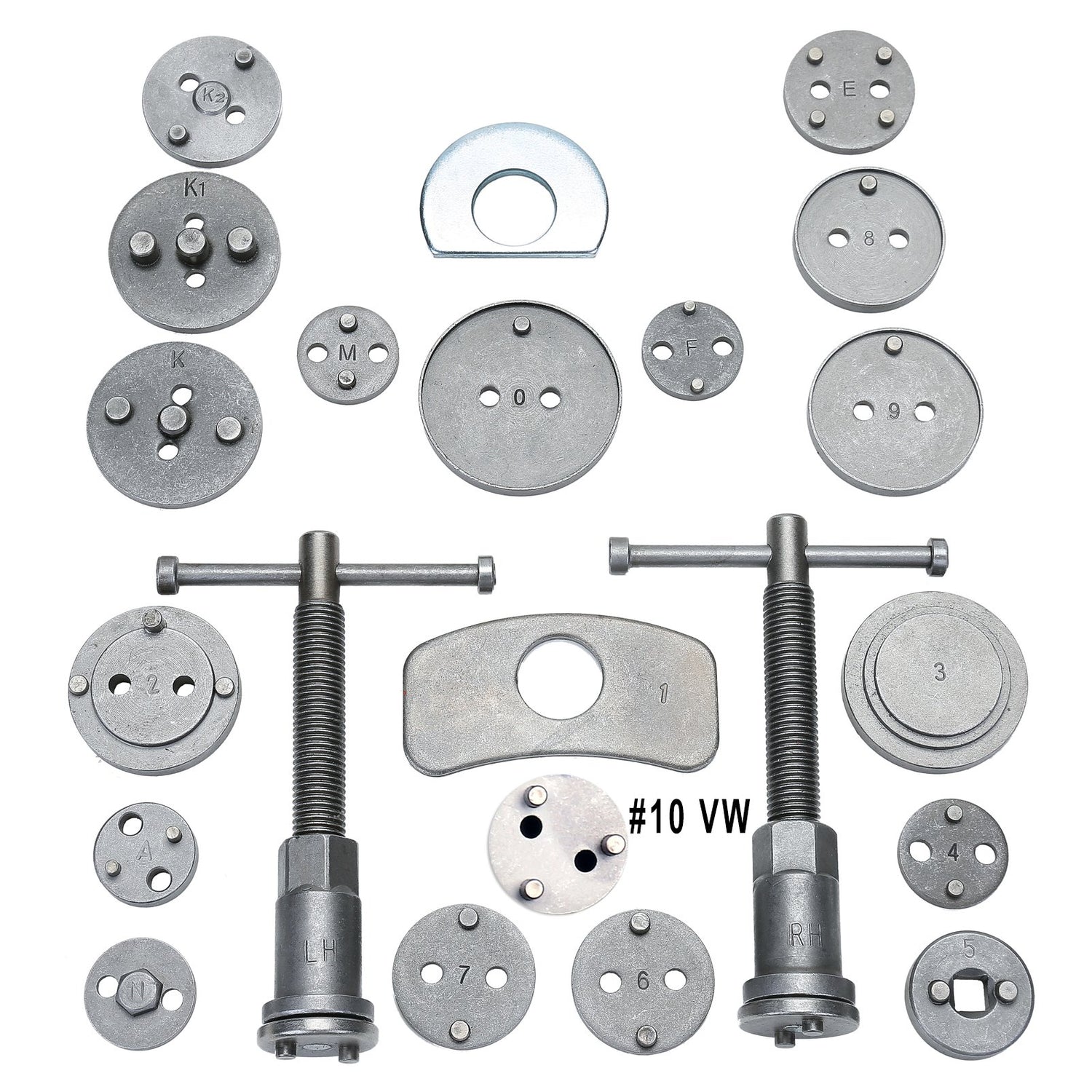 8MILELAKE Disc Brake Caliper Compressor Wind Back Tool 24pc Professional Caliper Tool Set 8MILELAKE