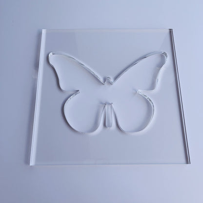 Butterfly Router Template, Clear Acrylic Template, Woodworking Router Template - WoodArtSupply