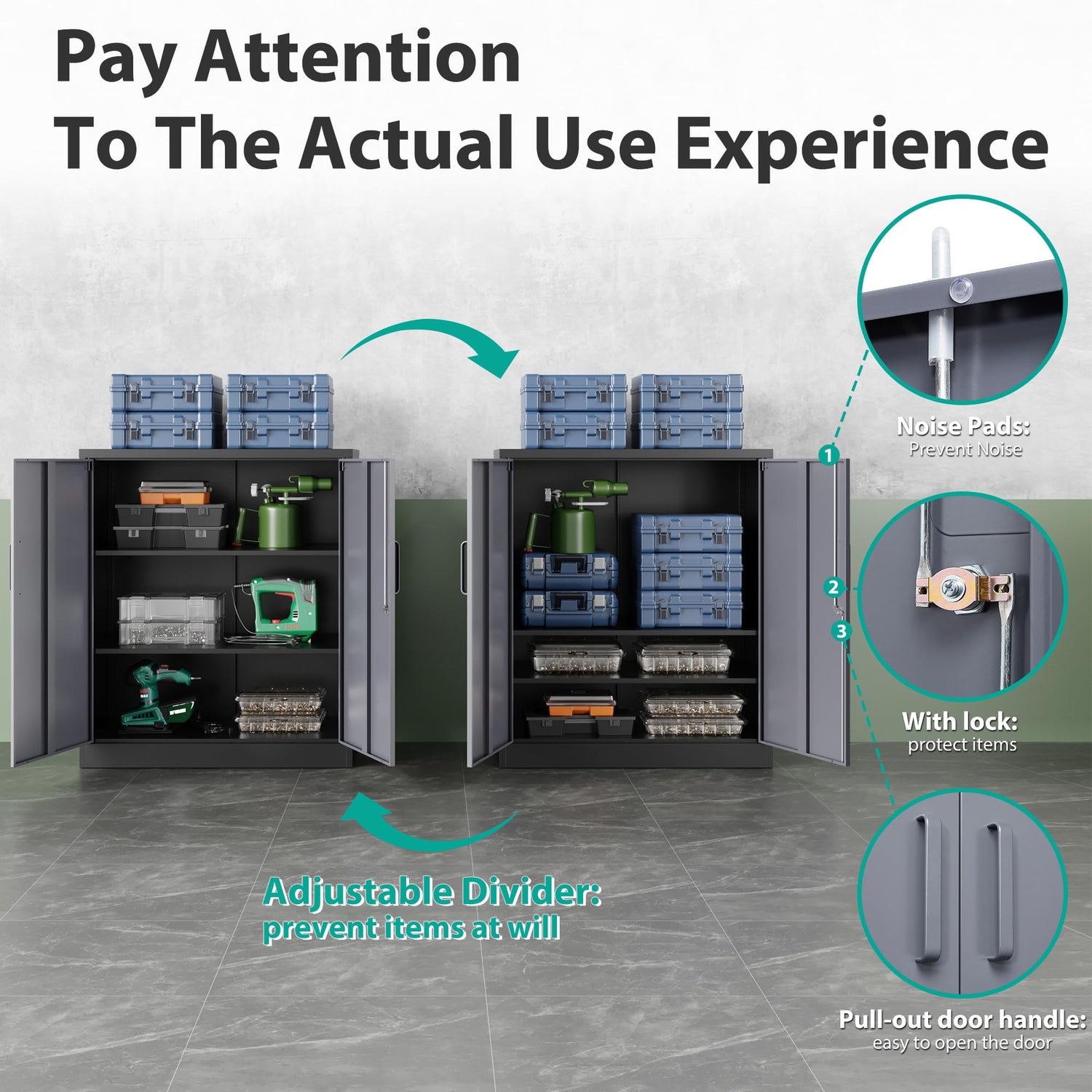 SISESOL Storage Cabinet with Doors and Shelves,Display Cabinet with Glass Doors, Freestanding Kitchen Pantry Cabinet with Glass Doors and Shelves for SISESOL