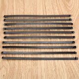 dophee 10Pcs 6 inch 150mm 24T Mini Hacksaw Blade Replacement, Multifunctional Carbon Steel Hand Saw Blade for Hand DIY Model Manual Woodworking PVC dophee