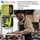 khanka Hard Case Replacement for Ryobi One+/P411 One+/P401 18V Random Orbit Power Sander,Case Only. khanka