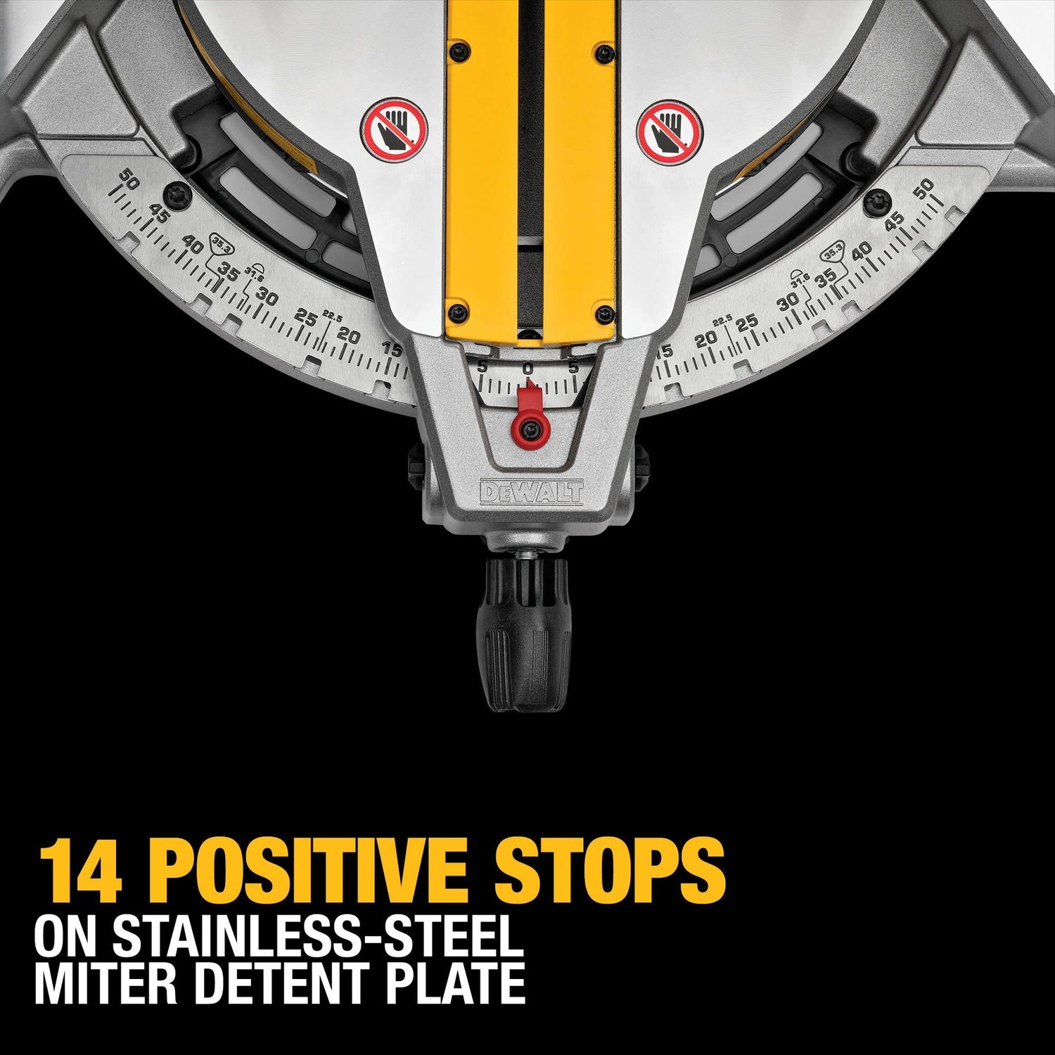 DEWALT 12-Inch Miter Saw, 15-Amp, Single Bevel, Compound (DWS715),Black DEWALT