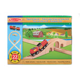 Melissa & Doug Classic Wooden Figure Eight Train Set (22 pcs) Melissa & Doug