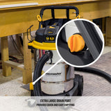 Vacmaster VJE1412SW0201 Beast Professional Series 14 Gal. 6.5 HP Steel Tank Wet/Dry Vac with Cart Vacmaster