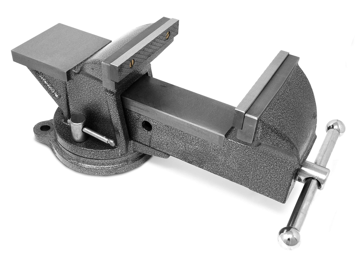 WEN Bench Vise, 5-Inch, Cast Iron with Swivel Base