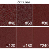 Triangle Sanding Pads Detail Sander Sandpaper for Oscillating 3-1/8 Inch Assorted Triangle Sandpaper 40/60/80/120/180/240 Grit Fit for Finishing Wood Spmarkt