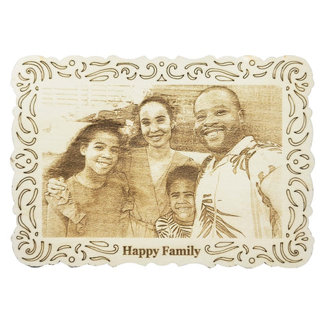 Personalized Engraved Wooden Photo, Custom Photo Engraved for Living Room, Bedroom, Kitchen, Perfect Decoration Gifts for Birthday,Wedding, matili